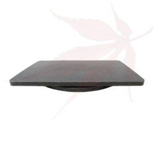 Plateau tournant rectangle en résine – 2 modèles