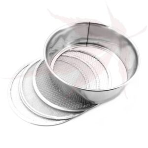 Set de 3 tamis à substrat en inox – 210mm