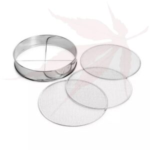Set de 3 tamis à substrat en inox – 300mm