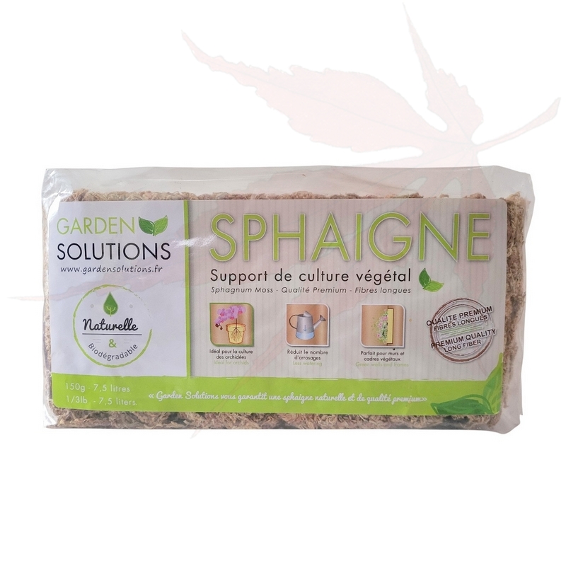 Sphaigne naturelle à fibres longues