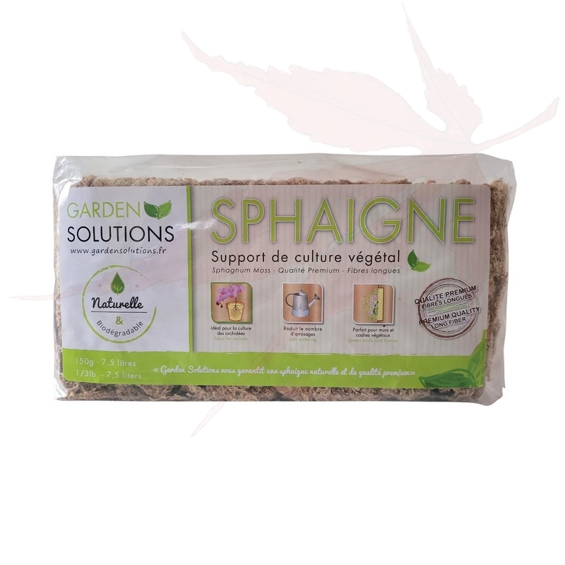 Sphaigne naturelle à fibres longues